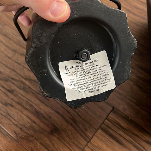 Pumpkin Fall Candle Decor Rustic Industrial vibe - Picture 6 of 7